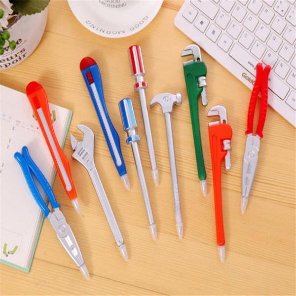 pc simulation hardware tools vise hand knife hammer creative ballpoint pens quality pen office school supplies, Blue;orange
pc simulation hardware tools vise hand knife hammer creative ballpoint pens quality pen office school supplies, Blue;orange