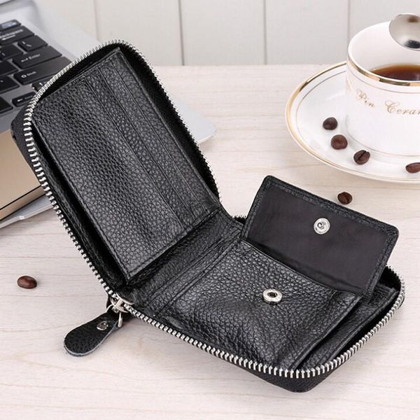 genuine leather wallet thrifold zip around pocket short wallets zipper coin case snap man real purse black, Red;black
genuine leather wallet thrifold zip around pocket short wallets zipper coin case snap man real purse black, Red;black