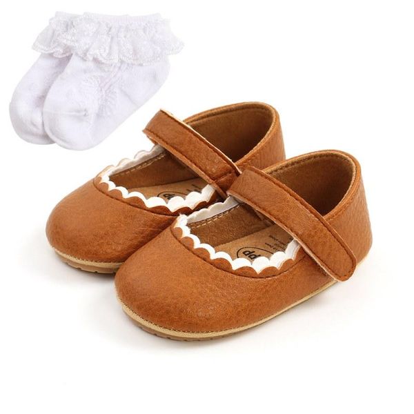solid baby casual shoes girls pu leather first walkers soft-soled toddler + socks two pieces prewalker 0-18m
solid baby casual shoes girls pu leather first walkers soft-soled toddler + socks two pieces prewalker 0-18m