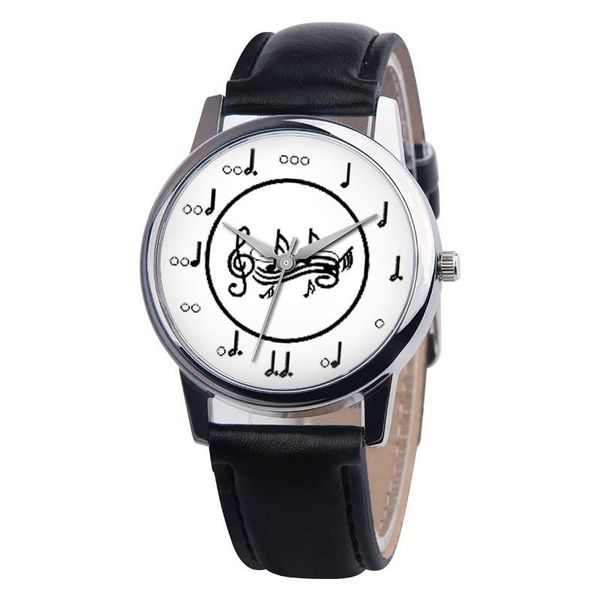 wristwatches trend style fancy musical note leather band analog alloy quartz watch waterproof relogio masculino, Slivery;brown
wristwatches trend style fancy musical note leather band analog alloy quartz watch waterproof relogio masculino, Slivery;brown
