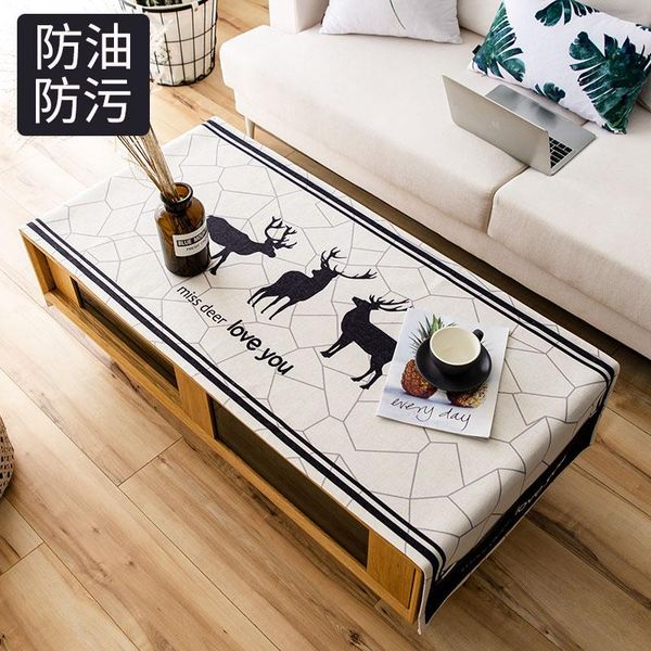 fashion home nordic style cotton and linen rectangle tablecloth gray/white deer table flag tea cover cloth
fashion home nordic style cotton and linen rectangle tablecloth gray/white deer table flag tea cover cloth