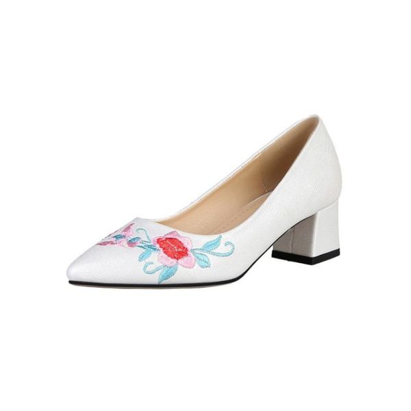 big size 33-46 2021 fashion women solid embroider med heels pumps 2 colors dress shoes, Black
big size 33-46 2021 fashion women solid embroider med heels pumps 2 colors dress shoes, Black