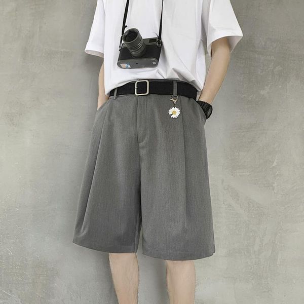 summer formal business suit shorts men korean fashion loose casual harajuku streetwear straight five-point pants men's, White;black
summer formal business suit shorts men korean fashion loose casual harajuku streetwear straight five-point pants men's, White;black
