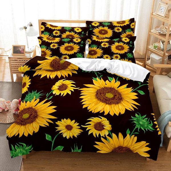bedding sets sunflower printing duvet cover set 3d digital bed linen fashion design comforter
bedding sets sunflower printing duvet cover set 3d digital bed linen fashion design comforter
