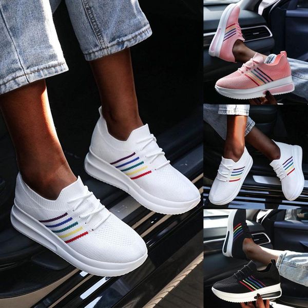 dress shoes couple sports women walking breathable casual sneakers outdoor lightweight trainers size, Black
dress shoes couple sports women walking breathable casual sneakers outdoor lightweight trainers size, Black