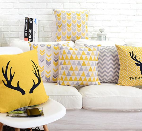 cushion/decorative pillow modern geometric deer quare throw pillow/almofadas case 45 53 30x50,trend yellow grey cushion cover home decore
cushion/decorative pillow modern geometric deer quare throw pillow/almofadas case 45 53 30x50,trend yellow grey cushion cover home decore