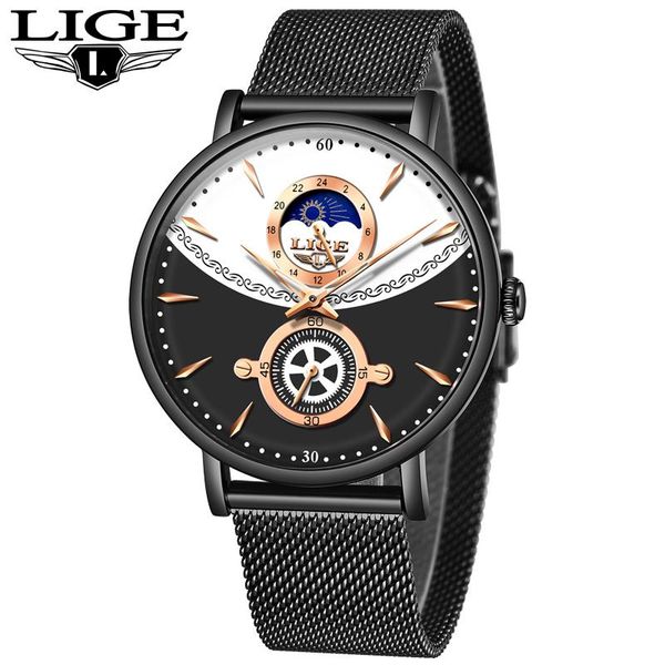 men's fashion casual business wristwatches watches men lige all steel quartz watch male clock relogio masculino, Slivery;brown
men's fashion casual business wristwatches watches men lige all steel quartz watch male clock relogio masculino, Slivery;brown