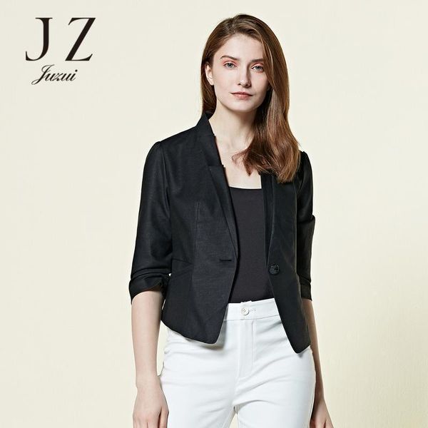 women's suits & blazers women solid color one button casual single blazer juzui, White;black
women's suits & blazers women solid color one button casual single blazer juzui, White;black