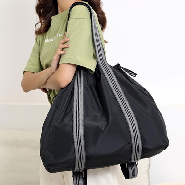 outdoor bags multifunctional drawstring tote bag large capacity fitness shoulder travel ms. nylon cloth
outdoor bags multifunctional drawstring tote bag large capacity fitness shoulder travel ms. nylon cloth