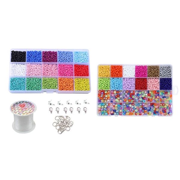 other 7500 pieces 3mm glass rice beads 15 boxes & 1set 4mm + acrylic english letter bead set
other 7500 pieces 3mm glass rice beads 15 boxes & 1set 4mm + acrylic english letter bead set