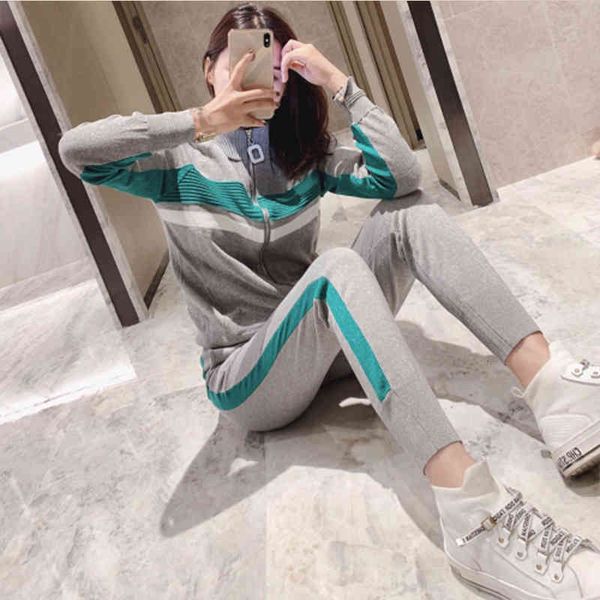 women's suits & blazers make home european knitting sweater with thick, loose baseball uniform stripe two-piece suit jacket, White;black
women's suits & blazers make home european knitting sweater with thick, loose baseball uniform stripe two-piece suit jacket, White;black