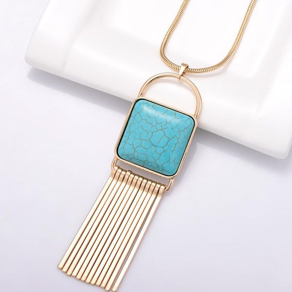 pendant necklaces boho square black ivory blue stone long tassels necklace gold jewelry for women bijoux collier 2021 wholesale, Silver
pendant necklaces boho square black ivory blue stone long tassels necklace gold jewelry for women bijoux collier 2021 wholesale, Silver
