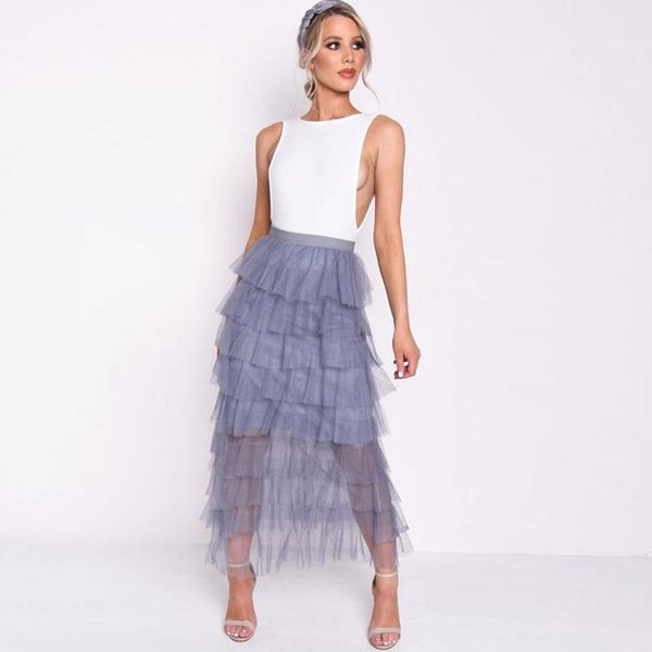 skirts modest dusty blue ruffles tiered straight tulle women zipper ankle length female skirt maxi 2021, Black
skirts modest dusty blue ruffles tiered straight tulle women zipper ankle length female skirt maxi 2021, Black
