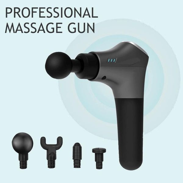 high frequency massage gun 20 gears muscle massager pain sport deep vibration body shaping fitness relax 
high frequency massage gun 20 gears muscle massager pain sport deep vibration body shaping fitness relax