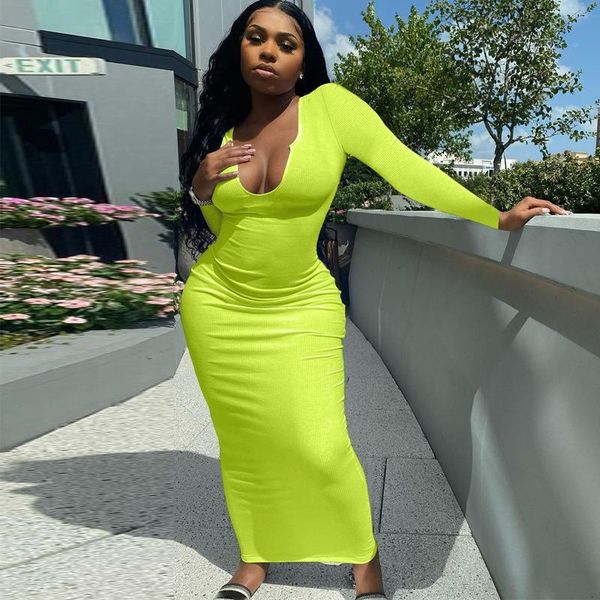 casual dresses fashion women summer long sleeve bodycon deep v evening party elegant maxi dress green black red solid skinny festival vestid, Black;gray
casual dresses fashion women summer long sleeve bodycon deep v evening party elegant maxi dress green black red solid skinny festival vestid, Black;gray
