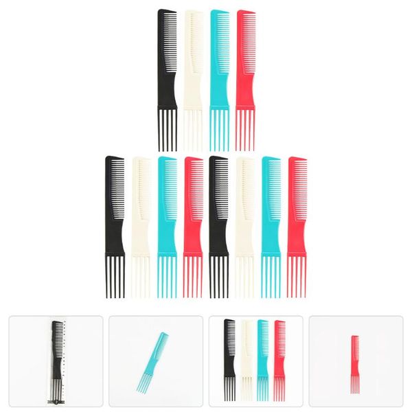 hair brushes 12pcs multi-purpose two-sided picking comb sturdy hairdressing styling, Silver
hair brushes 12pcs multi-purpose two-sided picking comb sturdy hairdressing styling, Silver