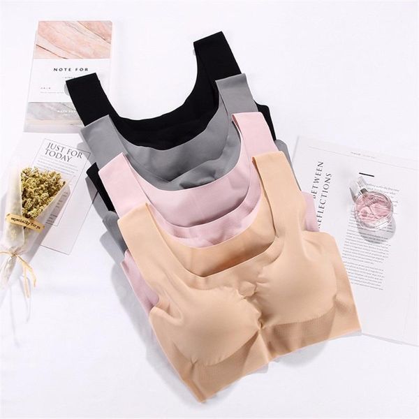 women's seamless ice silk underwear no steel ring sports fitness vest thickened bra sleeping yoga outfit
women's seamless ice silk underwear no steel ring sports fitness vest thickened bra sleeping yoga outfit