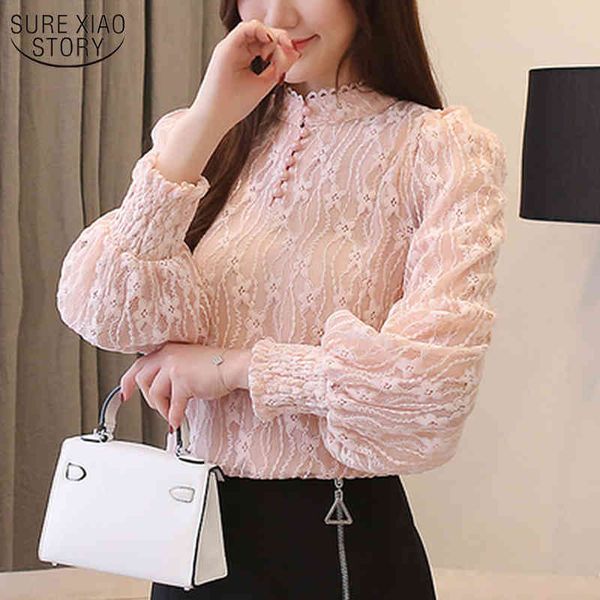 autumn chiffon blouse long sleeve puff women shirts clothes lace bottom female and blouses 10512 210508, White
autumn chiffon blouse long sleeve puff women shirts clothes lace bottom female and blouses 10512 210508, White