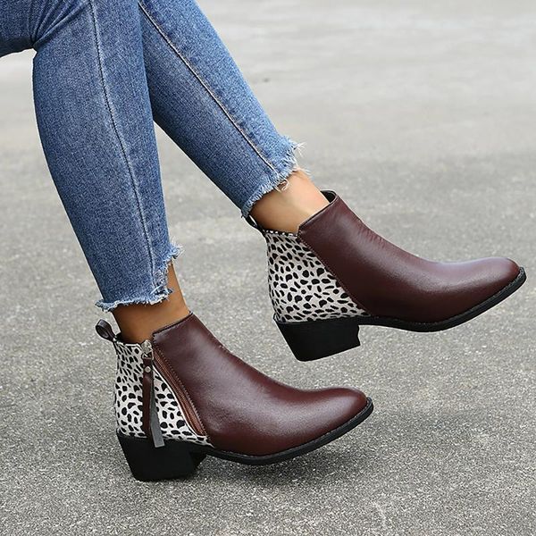 boots women's 2021 winter pu leather ankle woman mixed color zipper shoes women short square heels bottine femme, Black
boots women's 2021 winter pu leather ankle woman mixed color zipper shoes women short square heels bottine femme, Black