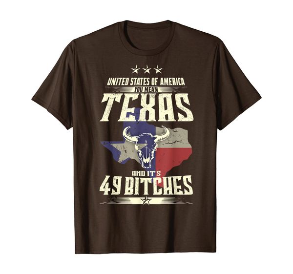 funny texas and its 49 states t-shirt, White;black
funny texas and its 49 states t-shirt, White;black