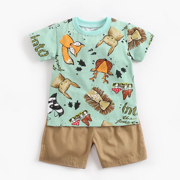 summer baby boy clothes kids boys cartoon sets clothing suit t-shirt + shorts children 210429, White
summer baby boy clothes kids boys cartoon sets clothing suit t-shirt + shorts children 210429, White