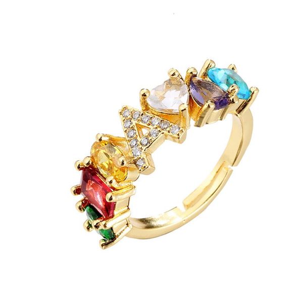 wedding rings 2021 copper colorful zircon letter gold for women korean jewelry girls gift finger luxury set micro pave adjustable ring, Slivery;golden
wedding rings 2021 copper colorful zircon letter gold for women korean jewelry girls gift finger luxury set micro pave adjustable ring, Slivery;golden