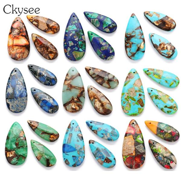 pendants ckysee 1set/lot natural stone charms pendant with 1.5mm hole imperial lapis earring necklace for diy jewelry making, Black
pendants ckysee 1set/lot natural stone charms pendant with 1.5mm hole imperial lapis earring necklace for diy jewelry making, Black