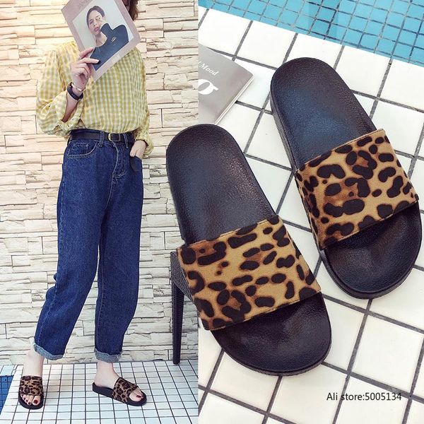 slippers leopard women shoes summer thick bottom bathroom wedge sand beach flip-flops ladies multicolor high-heeled, Black
slippers leopard women shoes summer thick bottom bathroom wedge sand beach flip-flops ladies multicolor high-heeled, Black