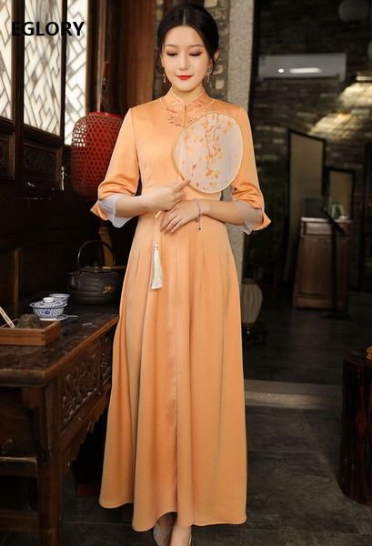 dresses brand chinese long plus size clothing women luxurious embroidery 3/4 sleeve big swing party vintage maxi, Black;gray
dresses brand chinese long plus size clothing women luxurious embroidery 3/4 sleeve big swing party vintage maxi, Black;gray