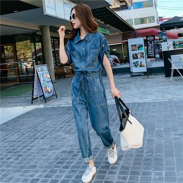 summer short sleeve denim jumpsuits women vintage streetwear slim casual one piece cargo pants hip hop jeans overalls romper women's &, Black;white
summer short sleeve denim jumpsuits women vintage streetwear slim casual one piece cargo pants hip hop jeans overalls romper women's &, Black;white
