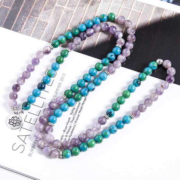 beaded, strands 8mm natural amethyst phoenix lapis lazuli beaded elastic wrap 108 mala bracelet meditation yoga healing jewelry women bangle, Black
beaded, strands 8mm natural amethyst phoenix lapis lazuli beaded elastic wrap 108 mala bracelet meditation yoga healing jewelry women bangle, Black