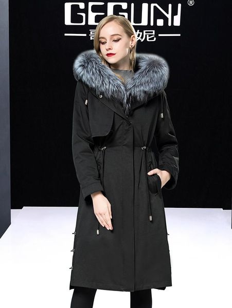 women's fur & faux natural liner parka real winter jacket women clothes 2021 collar long coat female parkas my, Black
women's fur & faux natural liner parka real winter jacket women clothes 2021 collar long coat female parkas my, Black