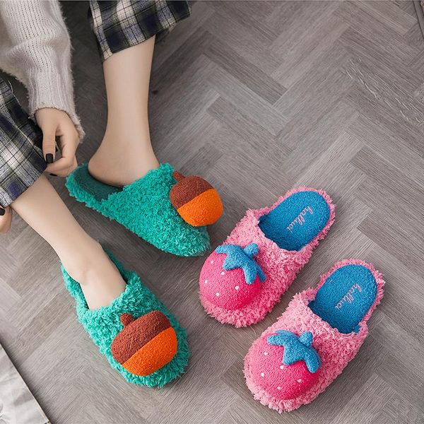 pink strawberry slipper green chestnut slippers home shoes indoor millffy fashion women cute comfortable slippers+, Black
pink strawberry slipper green chestnut slippers home shoes indoor millffy fashion women cute comfortable slippers+, Black