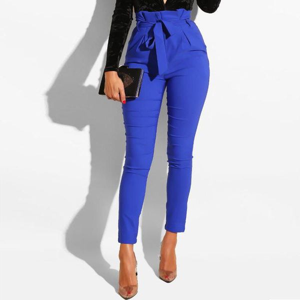 women's pants & capris women hight waist with belt elegant casual fashion solid office work wear female trouses modest clothing, Black;white
women's pants & capris women hight waist with belt elegant casual fashion solid office work wear female trouses modest clothing, Black;white