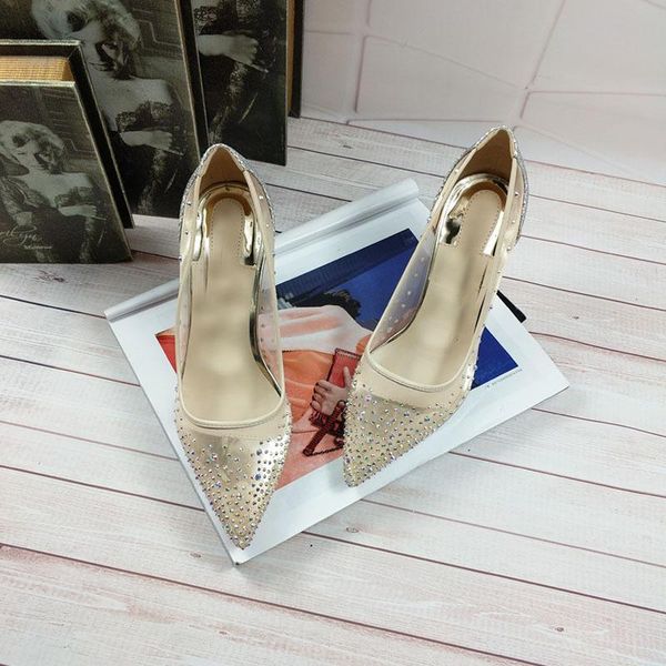 all-match pointed rhinestone mesh slim-heeled women 2021 summer high-heeled women's shoes dress, Black
all-match pointed rhinestone mesh slim-heeled women 2021 summer high-heeled women's shoes dress, Black