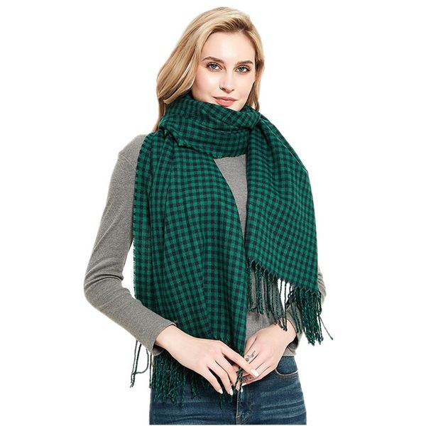 women scarfs fashion scarf tartan with tassels winter warm scarves shawl wrap neck gaiter 8 colors, Blue;gray
women scarfs fashion scarf tartan with tassels winter warm scarves shawl wrap neck gaiter 8 colors, Blue;gray