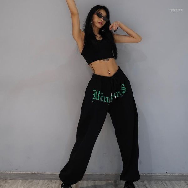 women's pants & capris hip hop sweatpants women hippie black sports loose track female streetwear joggers trousers bottoms, Black;white
women's pants & capris hip hop sweatpants women hippie black sports loose track female streetwear joggers trousers bottoms, Black;white