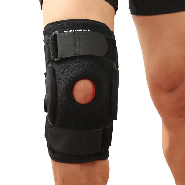 pcs professional knee support brace polycentric hinges sports running safety protector black pad guard strap elbow & pads, Black;gray
pcs professional knee support brace polycentric hinges sports running safety protector black pad guard strap elbow & pads, Black;gray