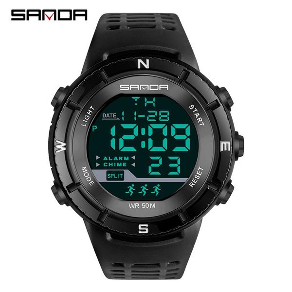 wristwatches sanda men's clock sport digital led waterproof wrist watch luxury men analog military stylish mens electronic, Slivery;brown
wristwatches sanda men's clock sport digital led waterproof wrist watch luxury men analog military stylish mens electronic, Slivery;brown