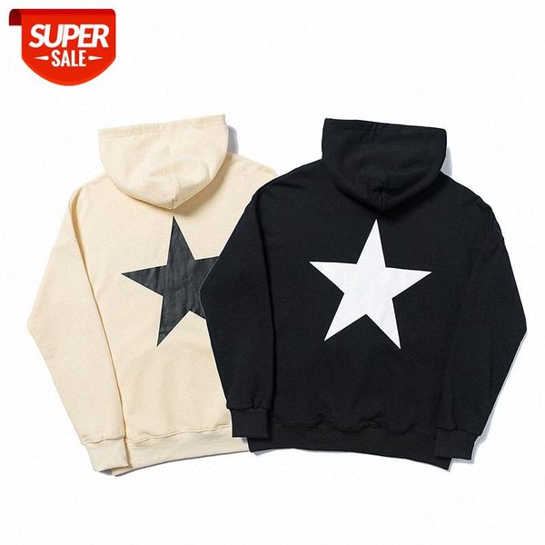 fog essentials five-pointed star sweater couple casual loose hoodie #ot73, Black
fog essentials five-pointed star sweater couple casual loose hoodie #ot73, Black