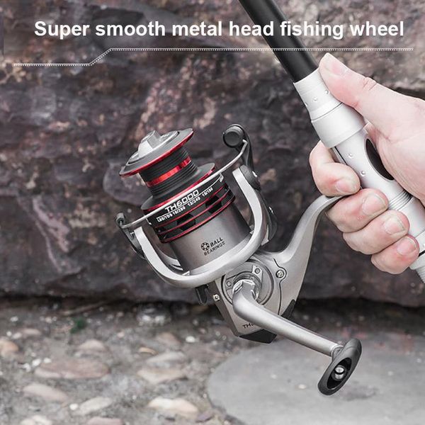 metal spool 5.2:1 high speed spinning reel handle fishing reels carp accessories 2-8kg power th500-7000 baitcasting
metal spool 5.2:1 high speed spinning reel handle fishing reels carp accessories 2-8kg power th500-7000 baitcasting