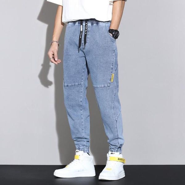 men's jeans 2021 men summer clothing high-grade jeans/male slim fit stretch fashion harajuku beam foot trousers hip hop style pants 7xl, Blue
men's jeans 2021 men summer clothing high-grade jeans/male slim fit stretch fashion harajuku beam foot trousers hip hop style pants 7xl, Blue