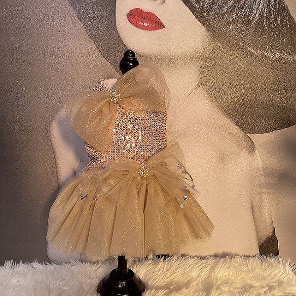 handmade dog apparel dress pet clothes champagne golden sequin shiny tutu princess wedding costume stylish party birthday holiday poodle pgr
handmade dog apparel dress pet clothes champagne golden sequin shiny tutu princess wedding costume stylish party birthday holiday poodle pgr
