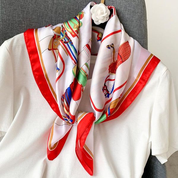 new fashion scarves spring and autumn 2021 lady square scarf tourism luxury sunscreen shawl women silk fashion print muslim headcloth, Blue;gray 
new fashion scarves spring and autumn 2021 lady square scarf tourism luxury sunscreen shawl women silk fashion print muslim headcloth, Blue;gray