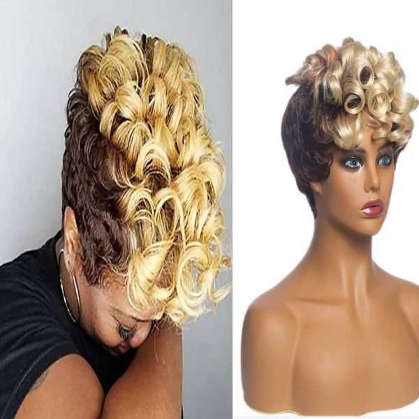 black womens wigs short curly wig synthetic hair women short curly african american wavy wig for party
black womens wigs short curly wig synthetic hair women short curly african american wavy wig for party