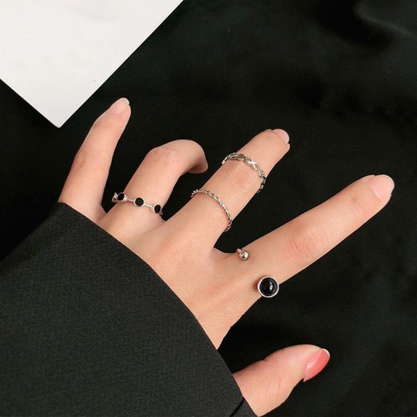 cluster rings bohemian simple 4-piece geometric opening ring set elegant female wedding silver color accessories fashion women's jewelr, Golden;silver
cluster rings bohemian simple 4-piece geometric opening ring set elegant female wedding silver color accessories fashion women's jewelr, Golden;silver