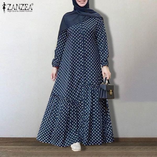 casual dresses women vintage polka dot printed sundress zanzea dubai turkey abaya hijab dress aid mubarek long sleeve muslim robe, Black;gray
casual dresses women vintage polka dot printed sundress zanzea dubai turkey abaya hijab dress aid mubarek long sleeve muslim robe, Black;gray