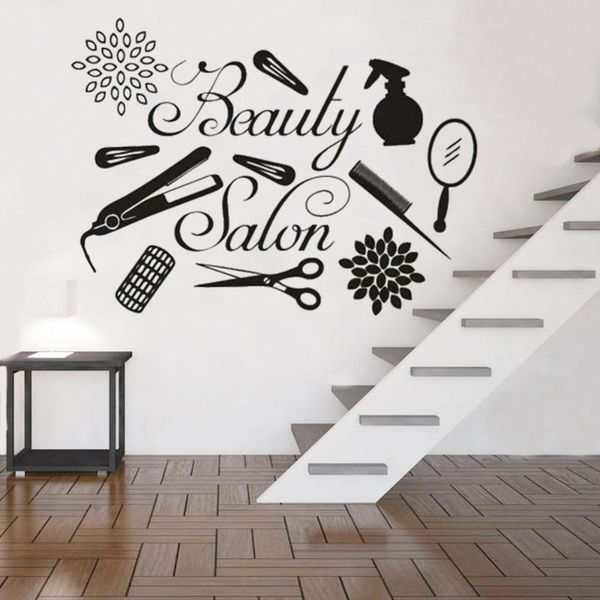 wall stickers beauty salon logo decals decor waterproof hairdresser tools make up window studio decoration hy1976
wall stickers beauty salon logo decals decor waterproof hairdresser tools make up window studio decoration hy1976