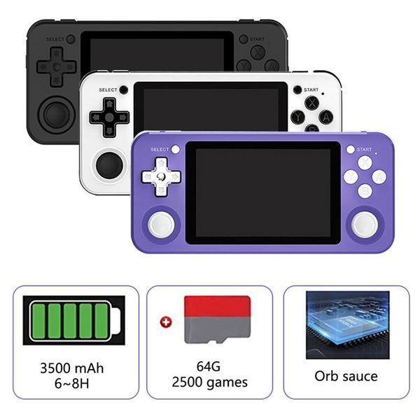 retro game console rk3326 64g open source linux system ps1 player built-in 2500 games rg351 handheld portable players
retro game console rk3326 64g open source linux system ps1 player built-in 2500 games rg351 handheld portable players