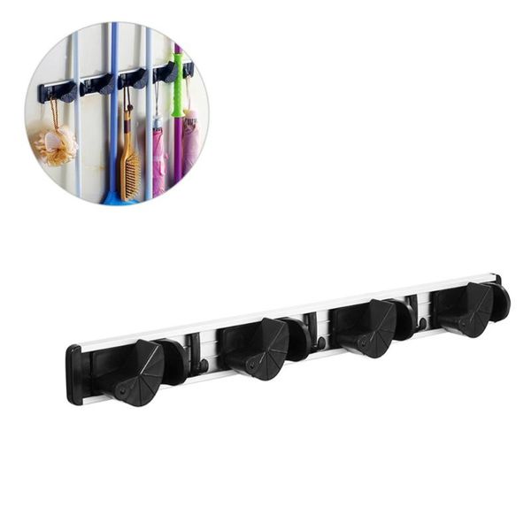 1pc mop broom holder durable punch-sturdy hanger cleaning tools organizer for bathroom home shop hooks & rails
1pc mop broom holder durable punch-sturdy hanger cleaning tools organizer for bathroom home shop hooks & rails
